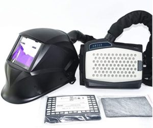 Powered Air Purifying Respirator Auto Darkening Welding Helmet, Personal Protective Equipment, Industry Welding Mask PAPR Kit